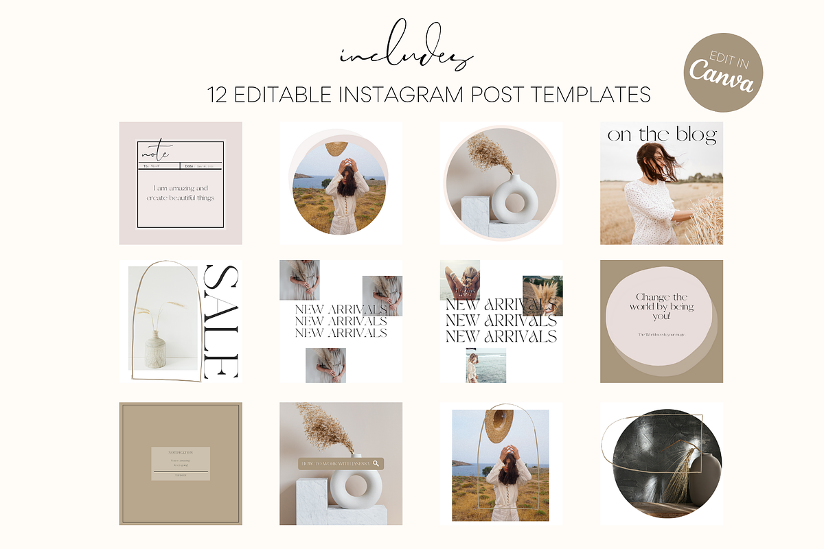 Whimsy Neutral Shopify Theme Bundle, a Templates & Theme by Easy Website Themes (Photo 6 of 10)
