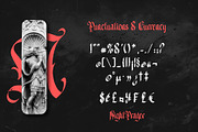 Night Prayer Blackletter Font, a Blackletter Font by Vampstudio (Thumbnail 12 of 13)