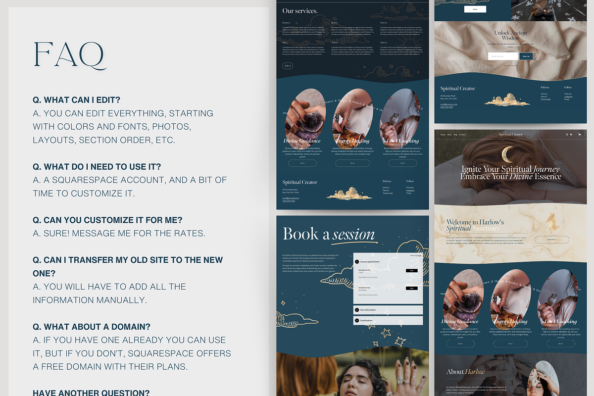 Spiritual Website & Canva Templates, a Squarespace Template by Story Native (Photo 15 of 16)