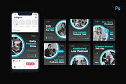 Podcast Day Instagram Post, a Social Media Template by CavenArt (Thumbnail 3 of 5)