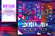 New Years 2019 Flyer Template, a Flyer Template by InTheSky15 (Thumbnail 1 of 2)