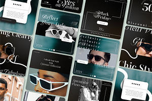 Eye Wear // Fashion Social Media Kit