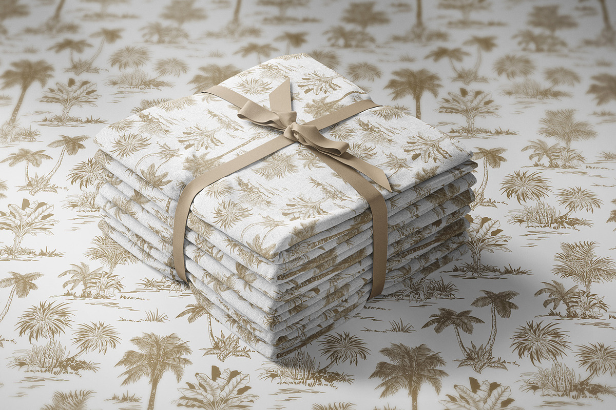 Palm Trees Pattern Collection, an Illustration by Jeanna Draw (Photo 9 of 11)