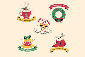 Christmas Asset Illustration, an Object Illustration by graphicook