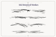 Ink Botanical Elements Vector Set, an Object Graphic by Christine Krahl (Thumbnail 10 of 12)