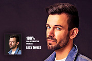 Candle Light Oil Painting, an Action Add-On by DesignCave (Thumbnail 4 of 5)