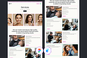 DentaCare - Dental Framer Website, an UI Kit Template by UI/UX Ocean (Thumbnail 3 of 4)