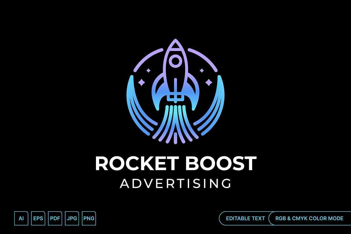Rocket Boost Startup Logo, a Branding & Logo Template by muhisya (Photo 1 of 2)