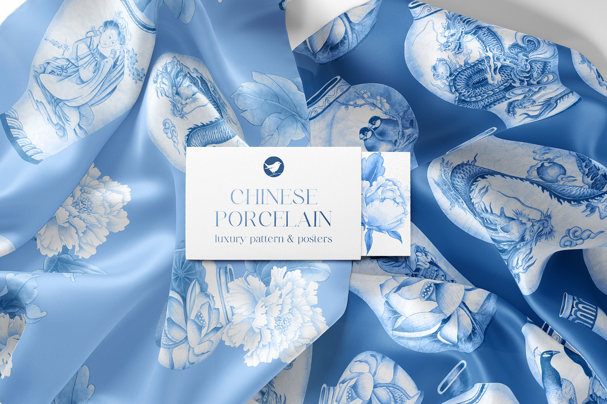 Chinese porcelain, a Pattern Graphic by Kate Demyanovska (Photo 7 of 18)