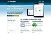 Hot Business, a WordPress Template by hot-themes (Thumbnail 1 of 5)