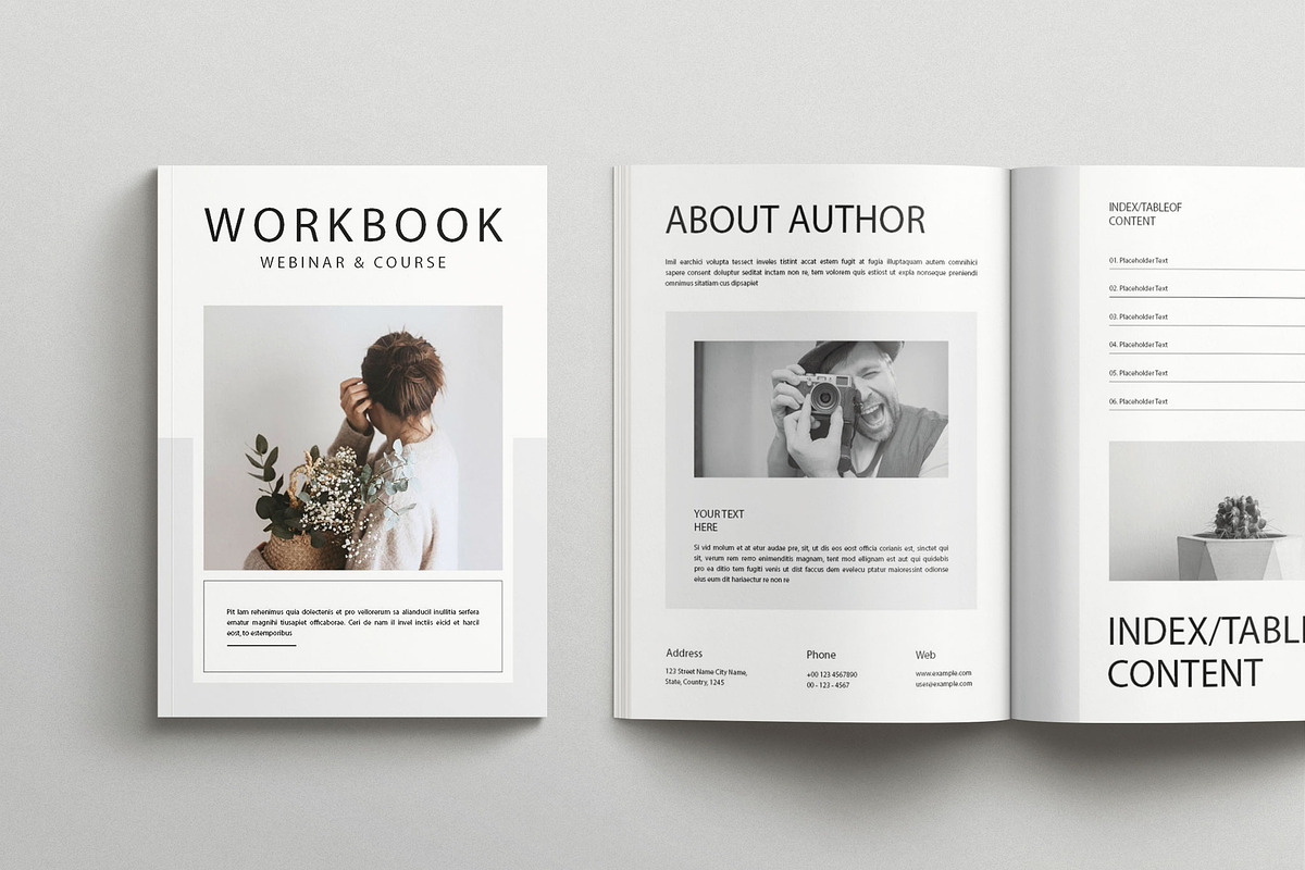 Workbook Template, a Brochure Template by RsmBoutique2021 (Photo 2 of 5)