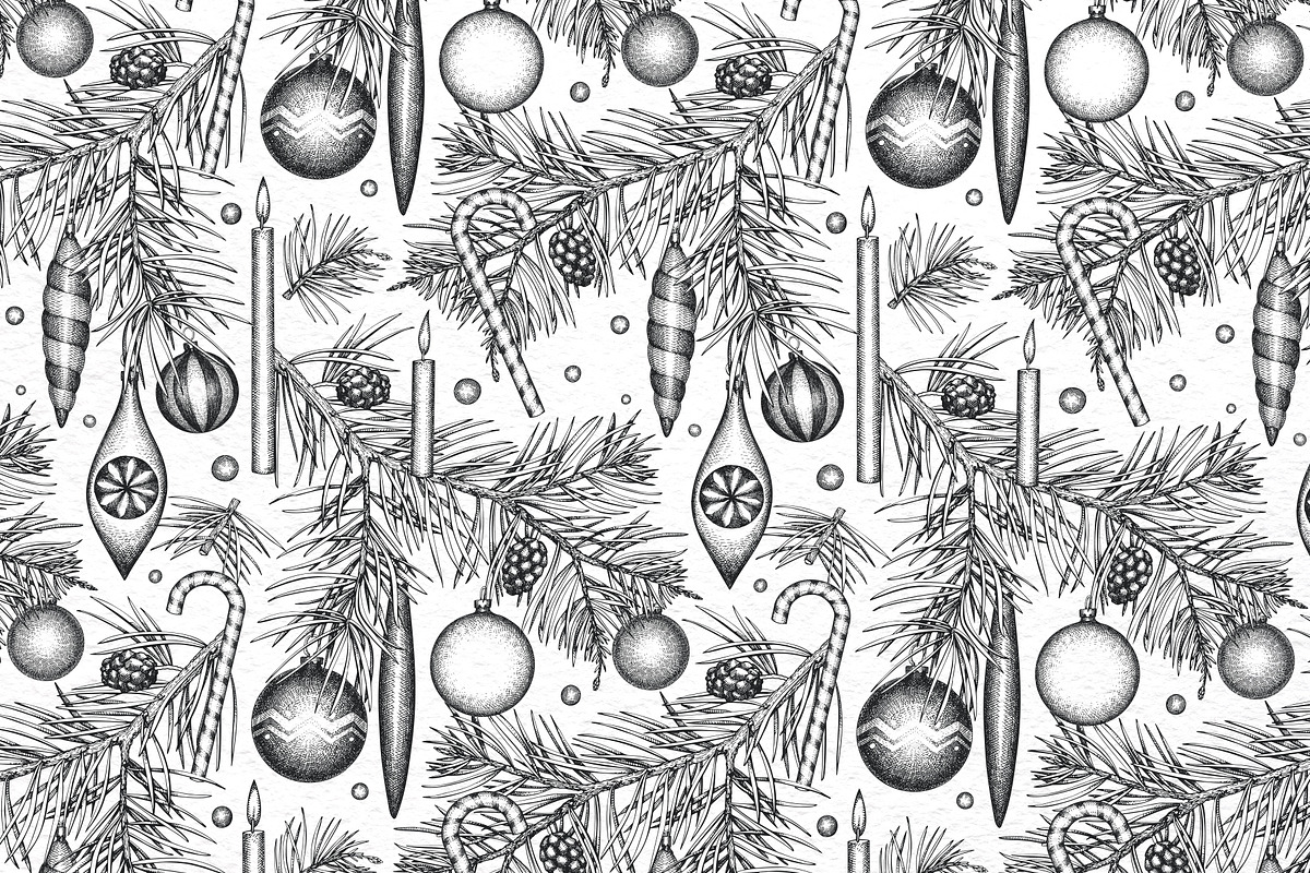 Christmas Vector Collection #2, a Seasonal Illustration by Lubov Illustrations Shop (Photo 3 of 5)