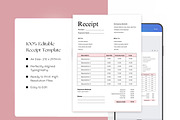 Simple Receipt Template, Receipt PDF, a Print Template by BrushstrokeArtGB (Thumbnail 4 of 5)