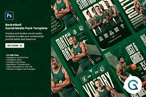 Basketball Social Media Template
