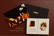 Mystical Autumn Magic – Vector Pack, a Seasonal Illustration by Invisual Studio (Thumbnail 7 of 10)
