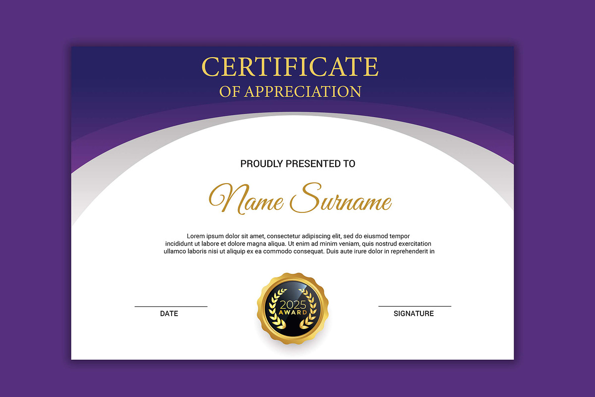 Business Certificates, a Presentation Template by Believe Creatives (Photo 7 of 8)