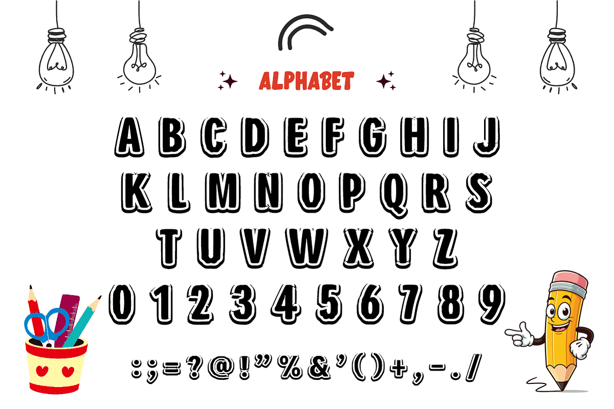 Santa Cartoon - Christmas Font, a Sans Serif Font by KiddoGlyphs Studio (Photo 4 of 4)
