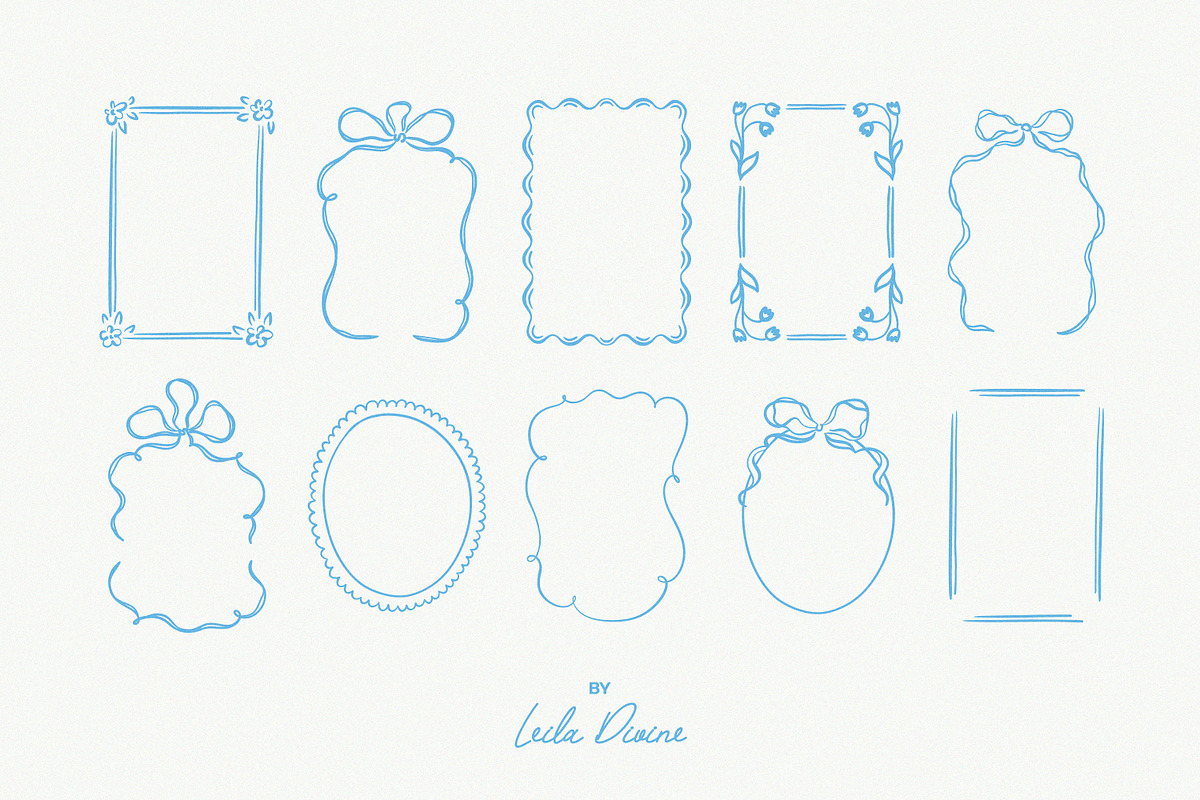 Hand Drawn Whimsy Spring, an Object Graphic by Leila Divine (Photo 5 of 21)