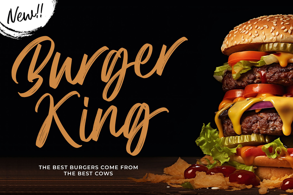 Hesmony Modern Brush Script Font, a Script Font by RantautypeStudio (Photo 9 of 15)