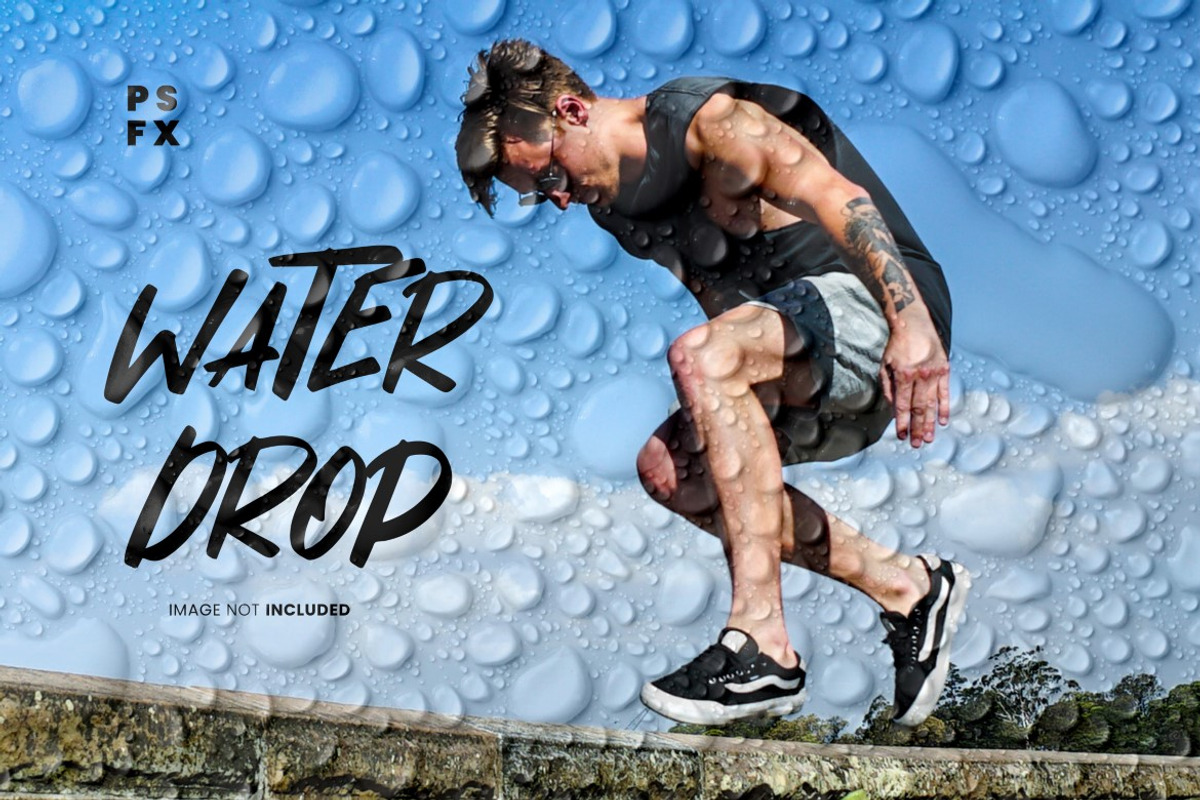 Waterdrop Photo Effect, an Action Add-On by WudelMbois Studio (Photo 1 of 3)