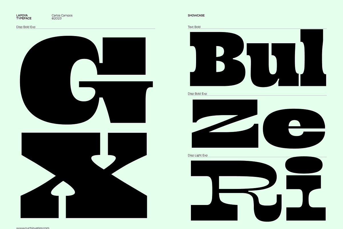 Lapoya Font, a Slab Serif Font by Cuchi, qué Tipo! Foundry (Photo 12 of 18)