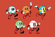 Cartoon Sports Characters, a Sport Illustration by Sandypramana (Thumbnail 3 of 10)