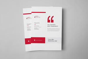Legal Attorney Law Proposal Design