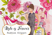 Watercolor Clipart. Style is Forever, an Illustration by My Creative Atelier (Thumbnail 1 of 3)