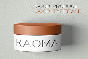 Kaoma - Minimalist San Serif Font