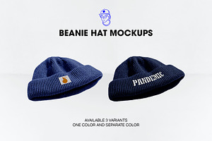 Beanie Hat Mockups