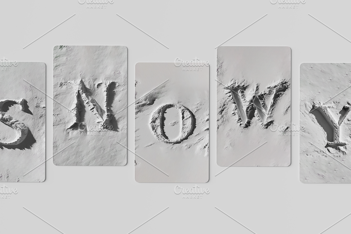 The Snow Alphabet, a Holiday Photo by Typedreams.site (Photo 2 of 4)