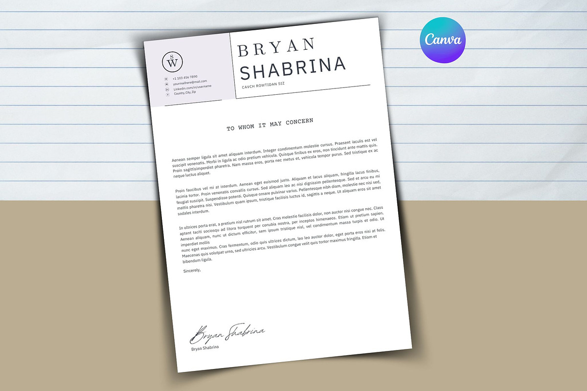ATS Friendly Resume Template, a Templates & Theme by iloveTemplate (Photo 4 of 6)