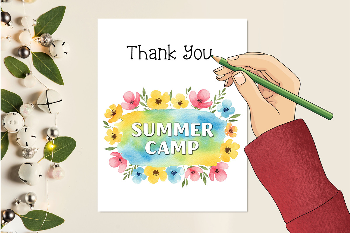 Summer Camping Clipart PNG Bundle, an Illustration by Creative Art (Photo 7 of 8)