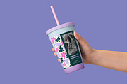 Annalise Tumbler Labels, a Stationery Template by Mountain Folk Creative (Thumbnail 1 of 6)