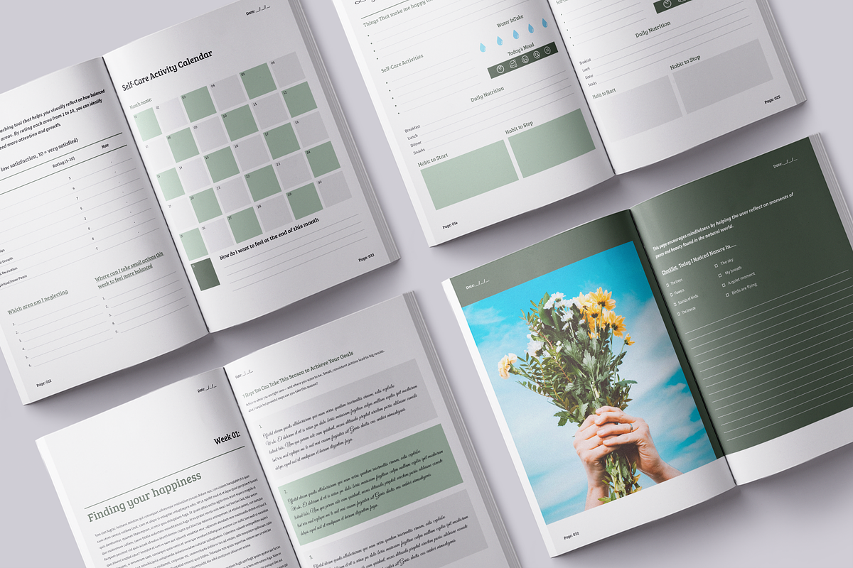 Wellness Journal | Canva, a Brochure Template by ArtisticLand (Photo 7 of 15)