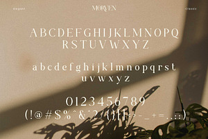 Morven - A Modern Serif Font