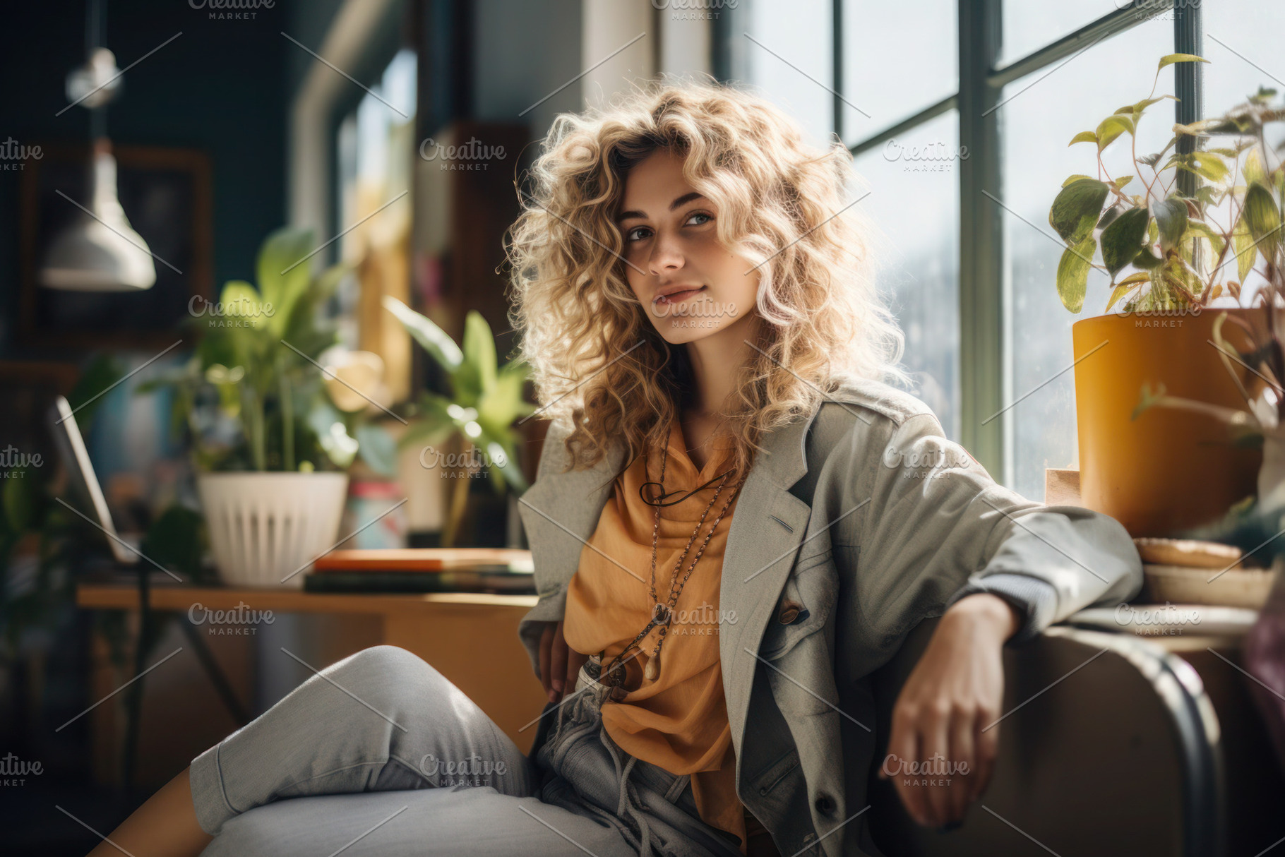Portrait of a Happy beautiful young woman, a Person Photo by Antonina Vlasova