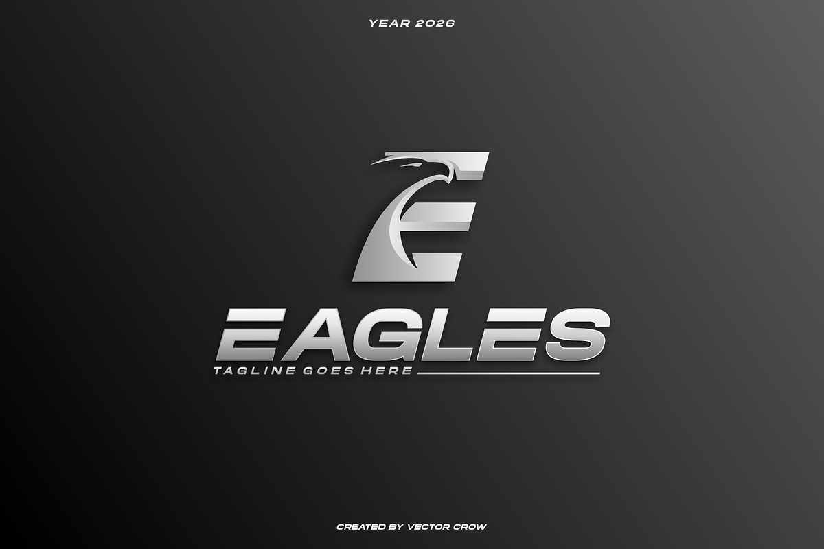 Eagle Letter E Logo Bundle, a Branding & Logo Template by VectorCrow (Photo 6 of 16)