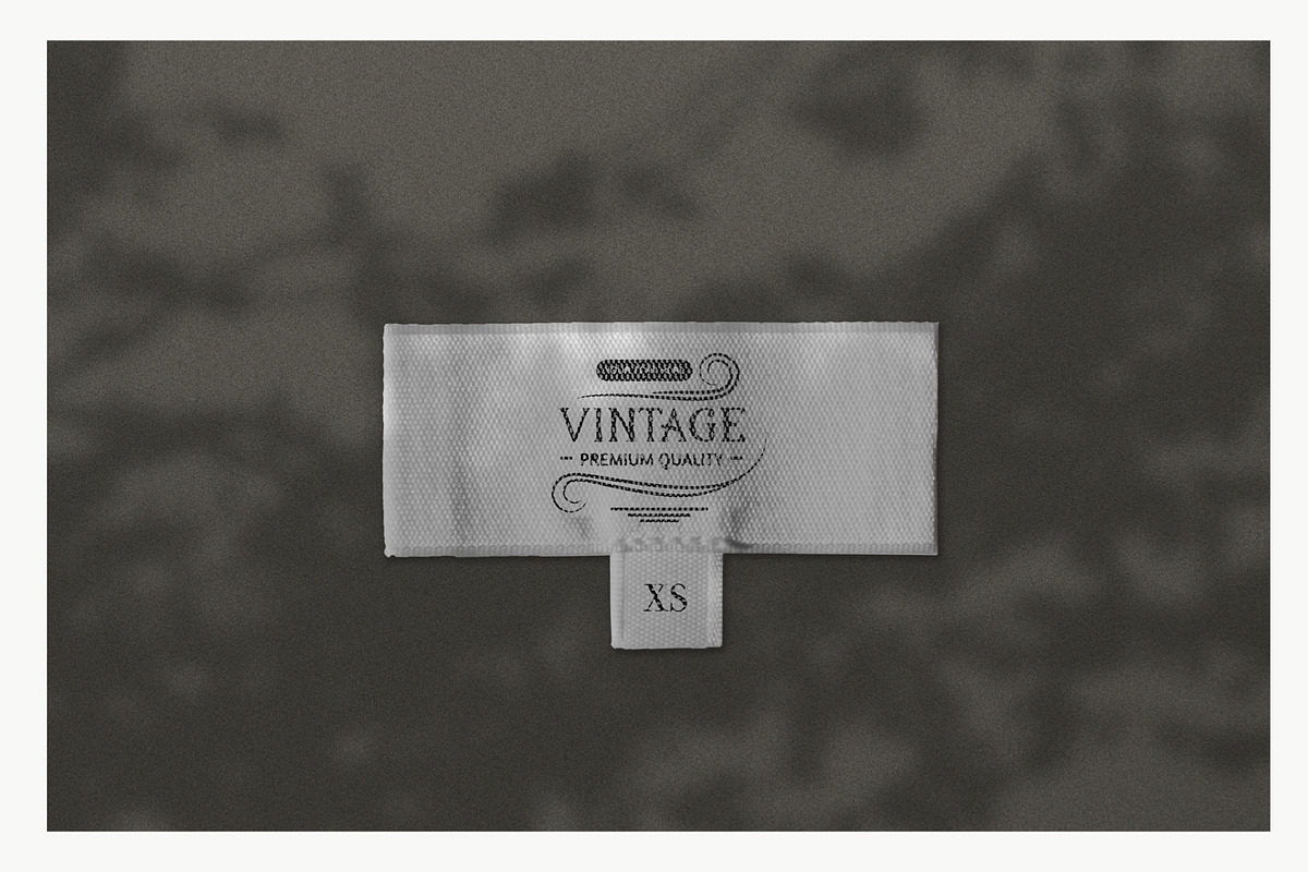 Editable Fashion Label Template, an Apparel Mockup by ReAffirm (Photo 3 of 5)