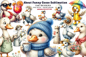 About Funny Goose Sublimation, a Seasonal Illustration by CreationArt