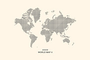 Set world maps. Dotted & silhouette, an Illustration by alekseiderin (Thumbnail 5 of 8)
