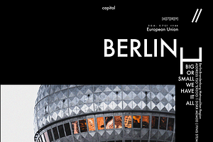 BERLIN CITY POSTER