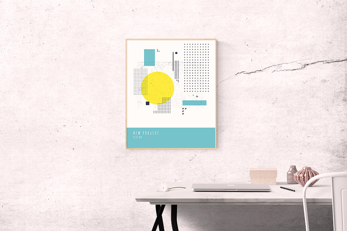 Set of geometric backgrounds, a Texture Illustration by alekseiderin (Photo 4 of 7)