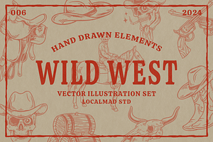 Wild West Vector Illustrations