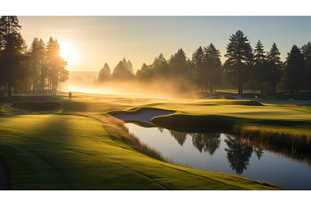 par morning golf ai generated, an Animal Photo by pikepicture