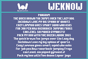 Reality Font, a Font by weknow (Thumbnail 6 of 8)