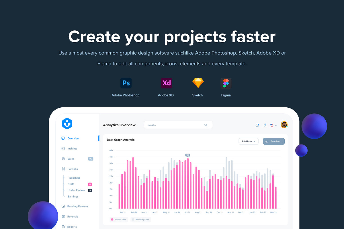 The Ultimate UI Creator, a Templates & Theme by KL-Webmedia (Photo 5 of 6)