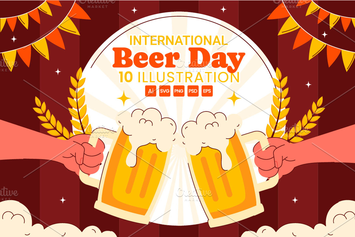 10 International Beer Day, a Food Illustration by denayunebgt (Photo 1 of 4)
