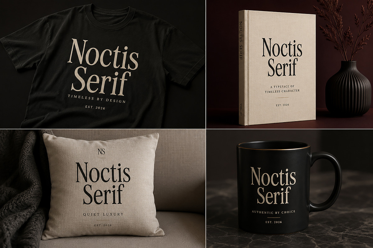 Noctis Serif, a Serif Font by Wow Magic (Photo 2 of 5)