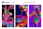 100 Colorful Stunning Abstract Fluid, a Background Graphic by singpentinkhappy (Thumbnail 9 of 11)
